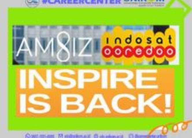 WEBINAR SOFTSKILL AMBIZ x Indosat Ooredoo A Series of Webinars to INSPIRE YouTema : Achieving Your Dream Career. 
