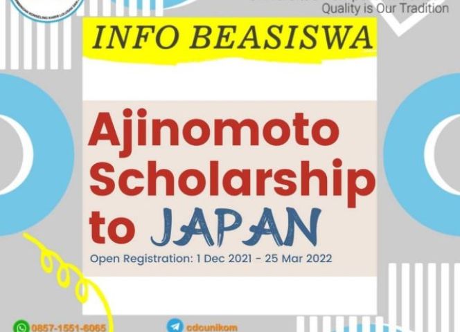 Info BEASISWA S2 - PT. Ajinomoto Indonesia
