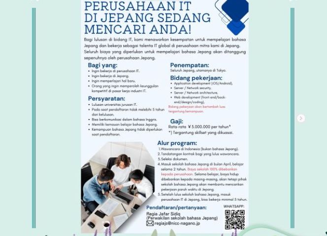 INFORMASI LOKER DARI PT. SIJ (BERKARIR DI JEPANG!!)