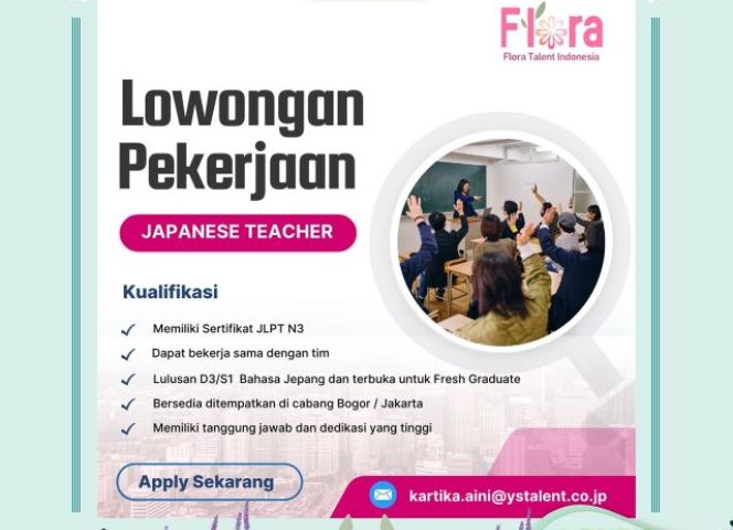 INFORMASI LOKER DARI PT. FLORA TALENT INDONESIA