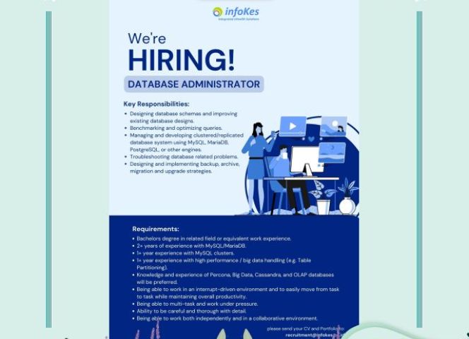 INFORMASI LOKER DARI PT. Infokes Indonesia