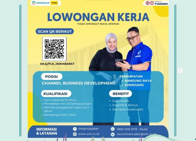 INFORMASI LOKER DARI SIMGROUP