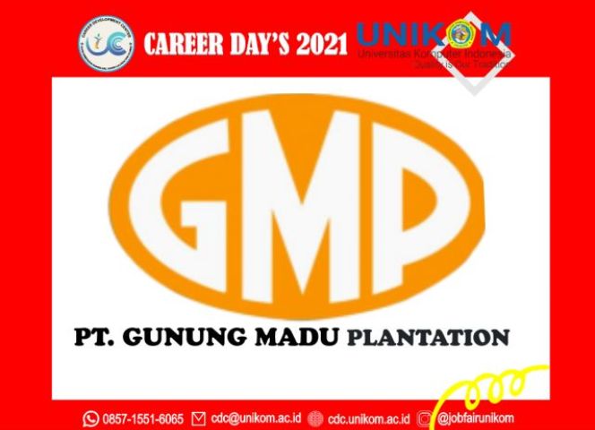 (JOBFAIR APRIL 2021) INFO LOKER PT. GUNUNG MADU PLANTATIONS
