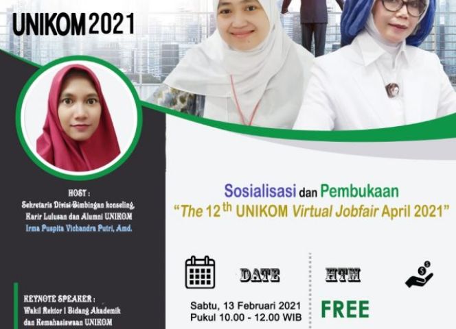 The 12th UNIKOM Virtual Jobfair April 2021