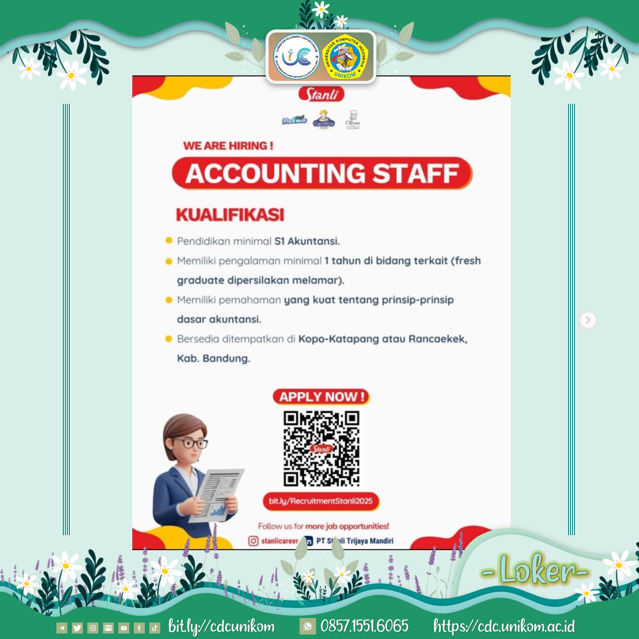 Lowongan Kerja PT Stanli Trijaya Mandiri