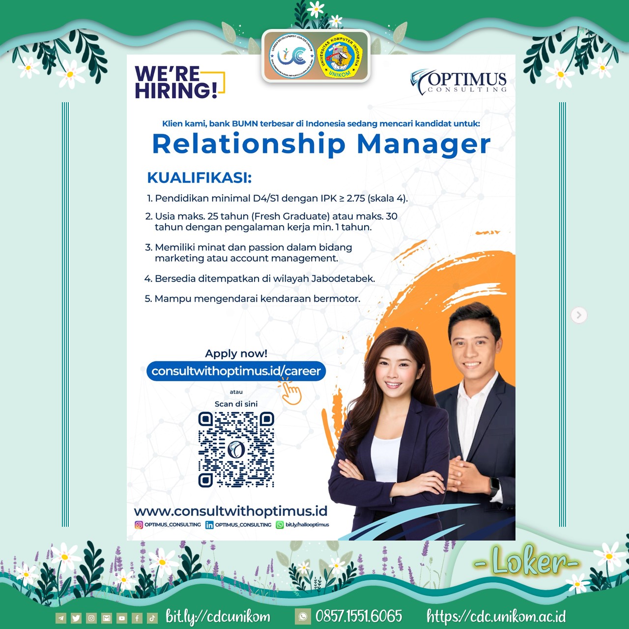 Loker Klien Optimus Consulting