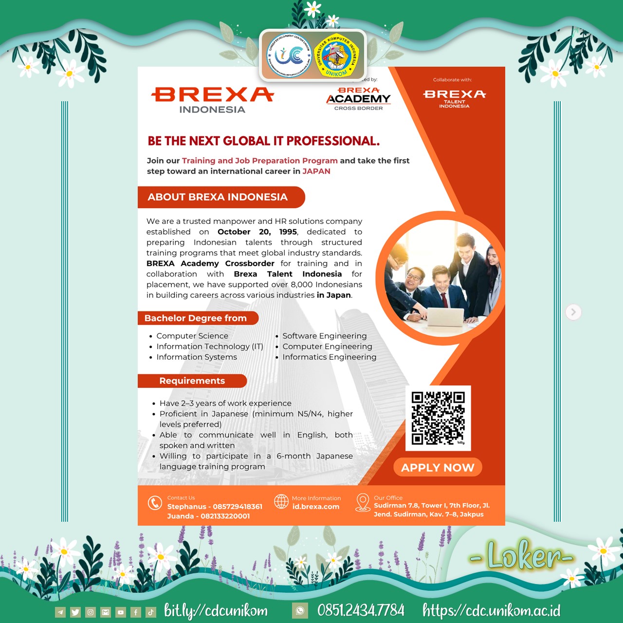 Loker PT. Brexa Raya Indonesia