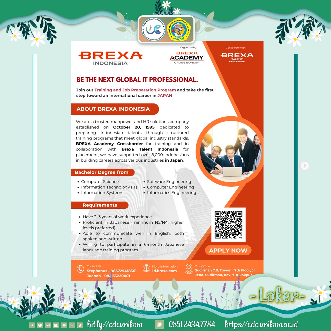 Loker PT. Brexa Raya Indonesia