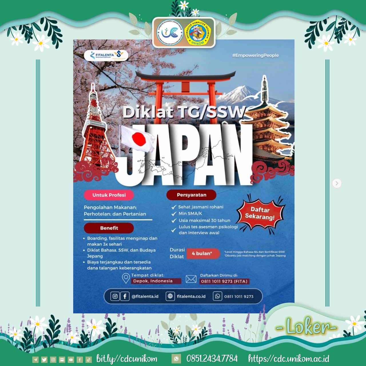 Loker PT FAST Indo Talenta