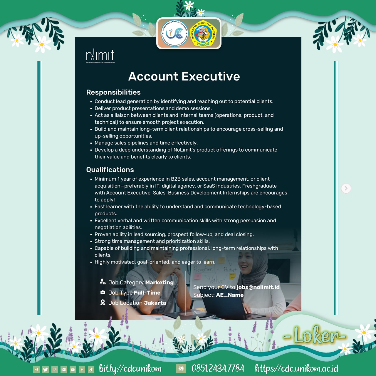 Loker PT NoLimit Indonesia