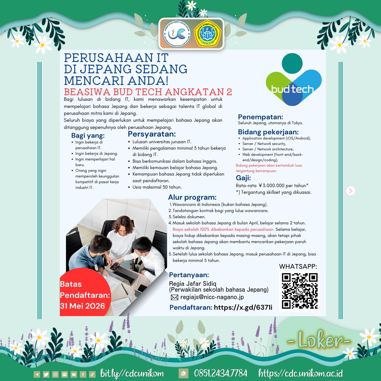 Loker Perusahaan IT di Jepang (Nagano International Culture College)