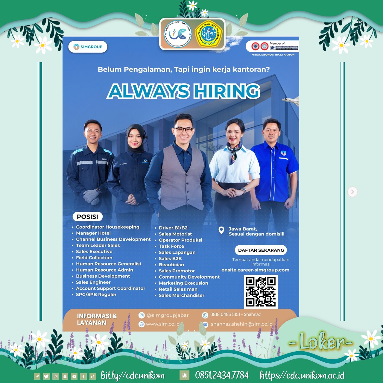 Loker PT. Swakarya Insan Mandiri (SIMGROUP)