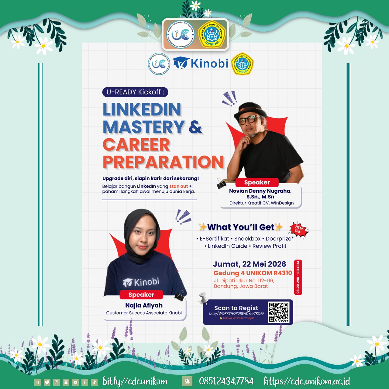 Bikin Profil LinkedIn Kamu Dilirik Rekruter! Yuk Ikut U-READY Kickoff