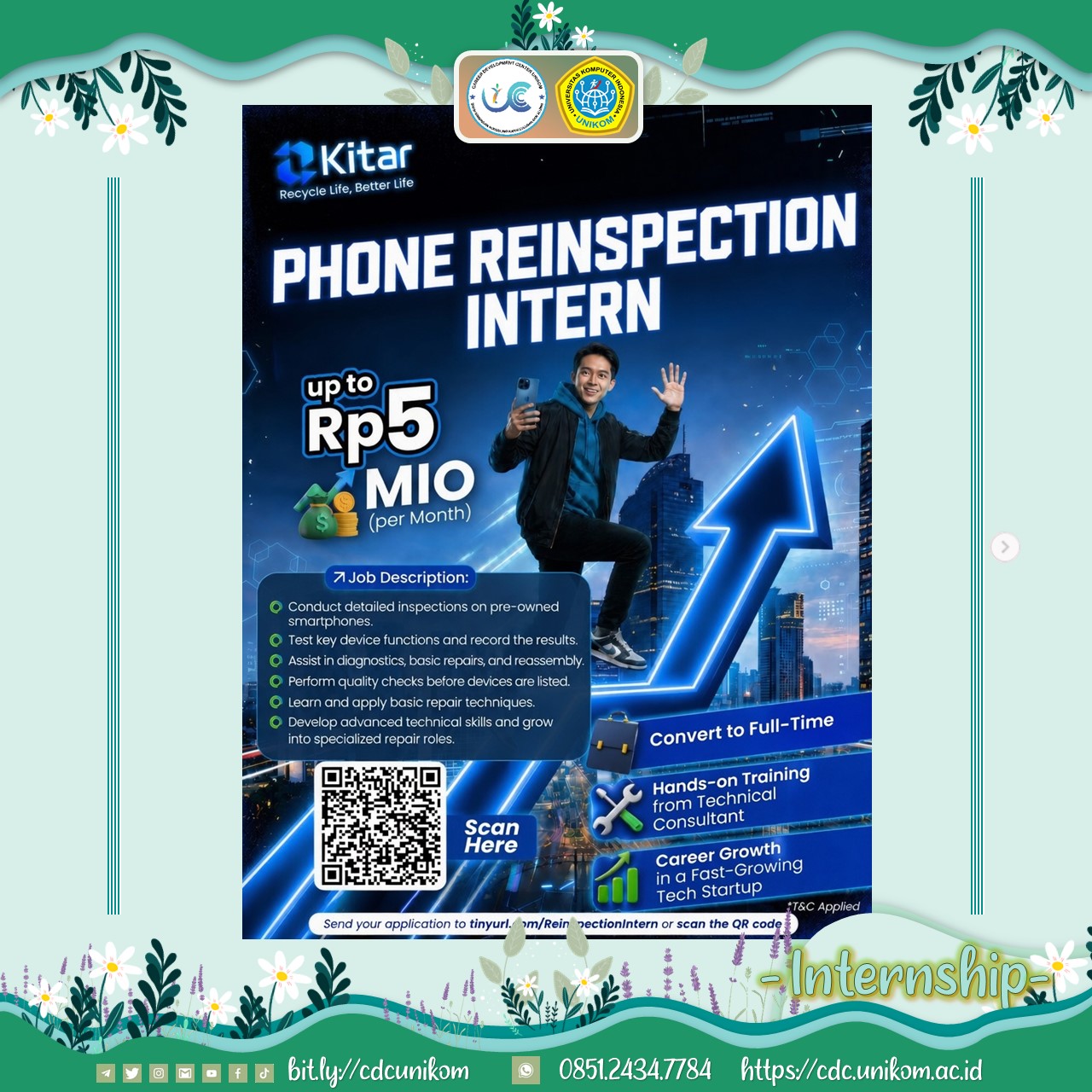 WE ARE HIRING: Phone Reinspection Intern!