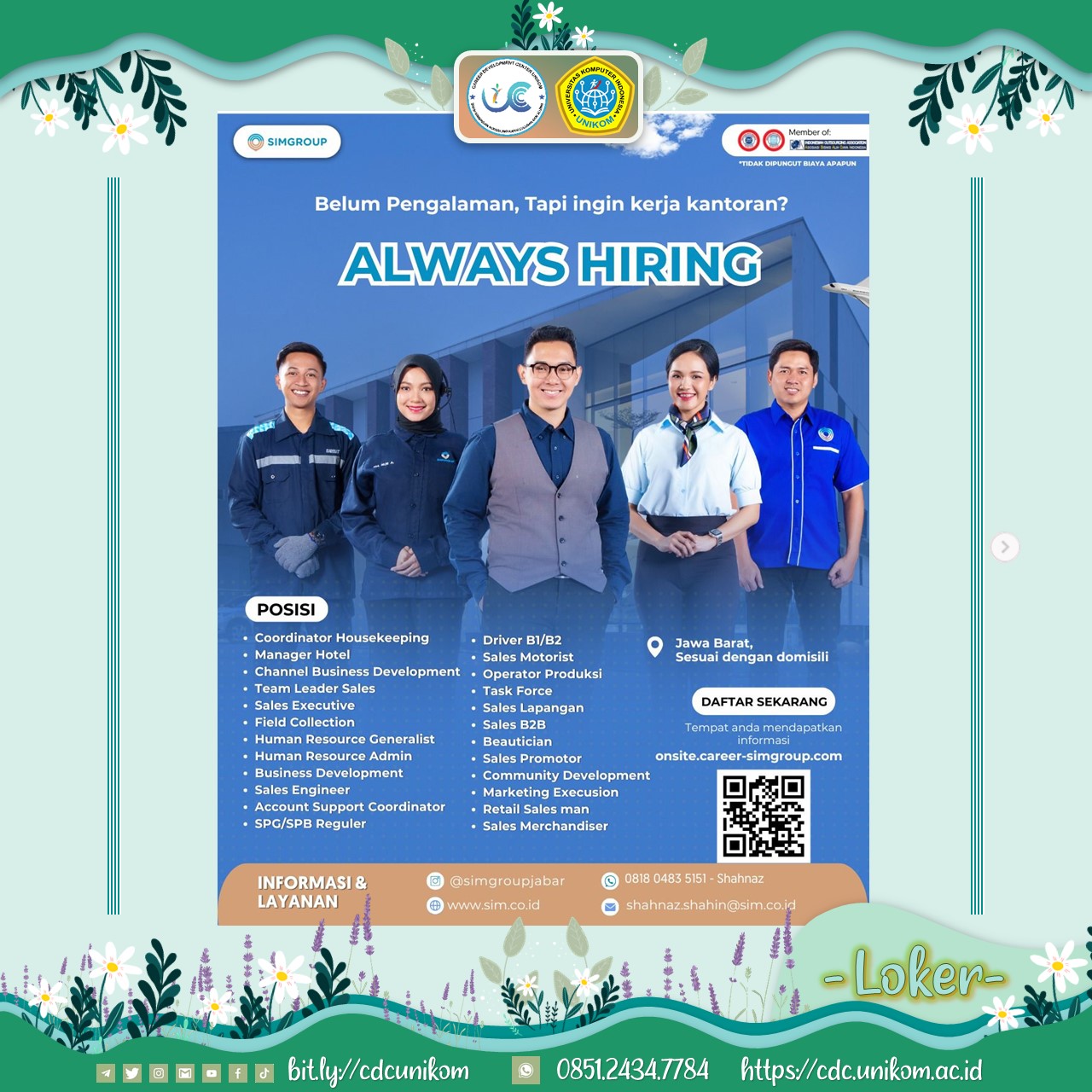 Loker PT. Swakarya Insan Mandiri (SIMGROUP)