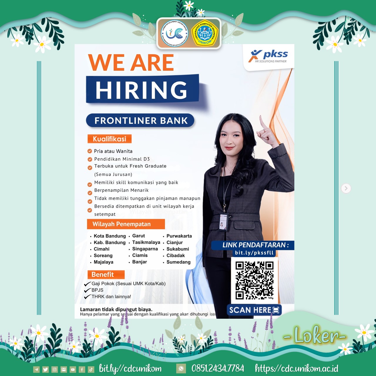 Loker Frontliner Bank💼